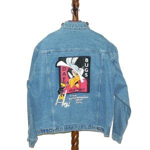 Warner Bros 60th Anniversary Denim Trucker Jacket